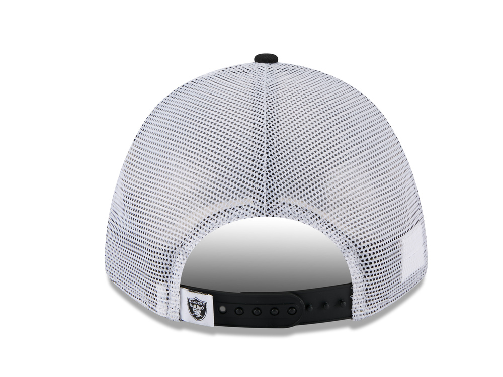 New Era Las Vegas Raiders Official Team Color Edition 9Forty M Crown A Frame Trucker Snapback Cap