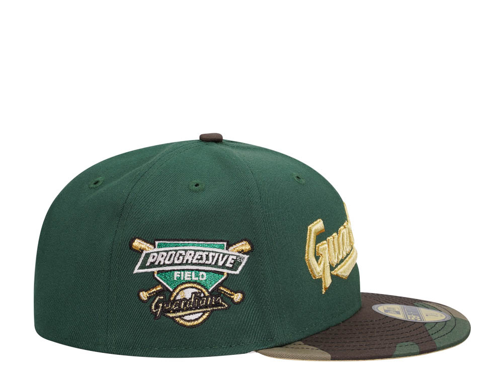 New Era Cleveland Guardians Progressive Field Camo Two Tone Edition 59Fifty Fitted Cap