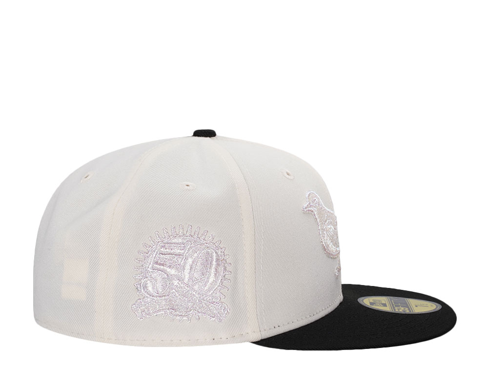 New Era Baltimore Orioles 50th Anniversary Chrome Iris Prime Two Tone Edition 59Fifty Fitted Cap