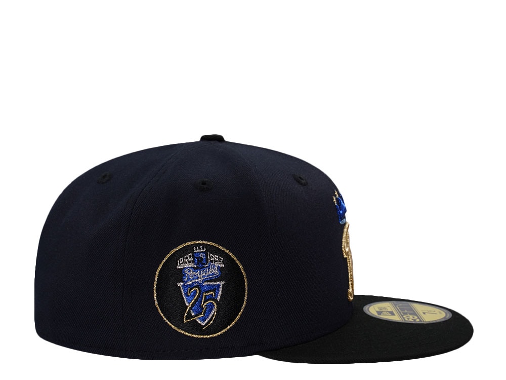 New Era Kansas City Royals 25th Anniversary Navy Two Tone Edition 59Fifty Fitted Cap