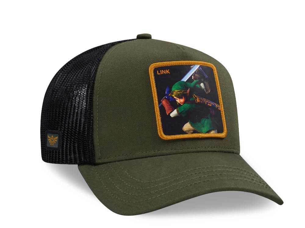 Capslab Legend of Zelda Link Trucker Snapback Cap