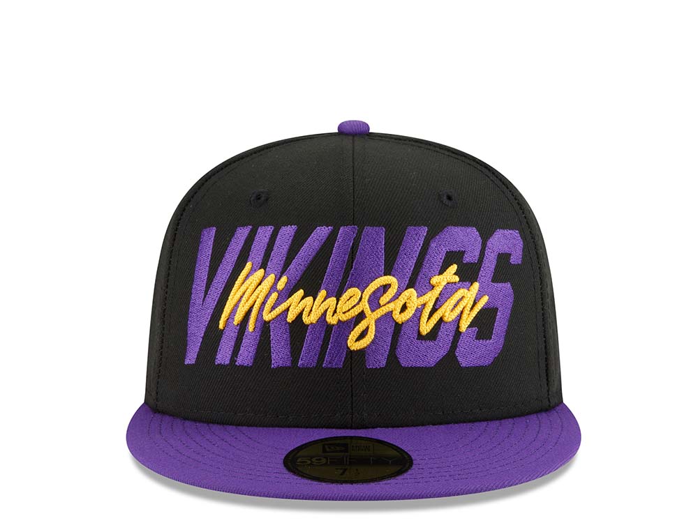 New Era Minnesota Vikings NFL Draft 22 59Fifty Fitted Cap