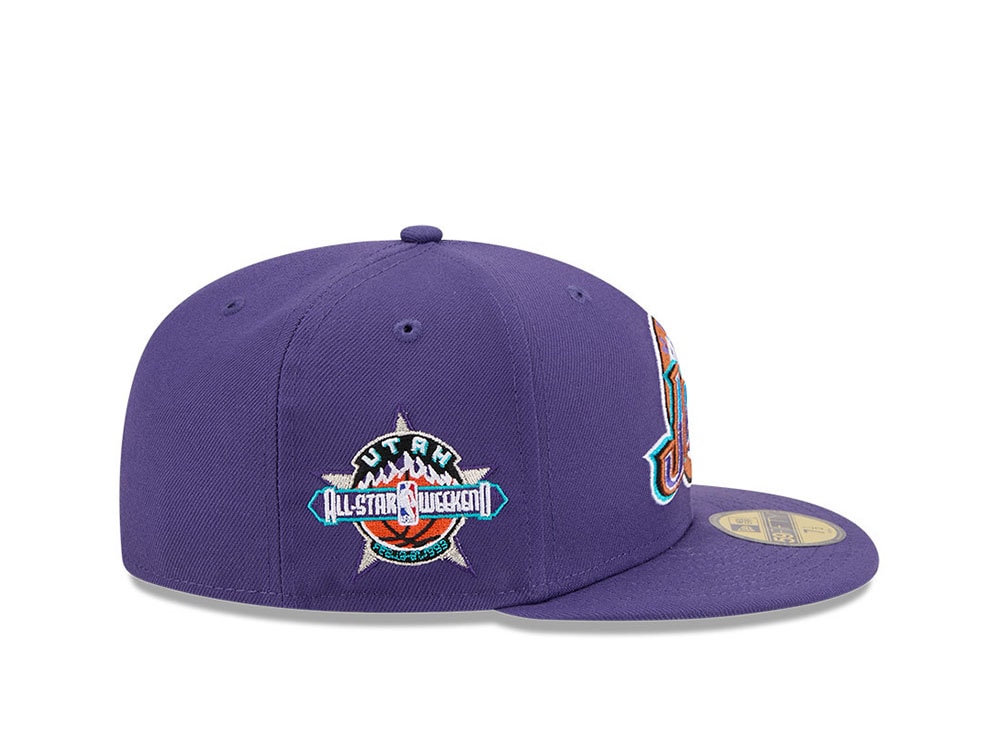 New Era Utah Jazz HWC All Star Weekend Purple 59Fifty Fitted Cap