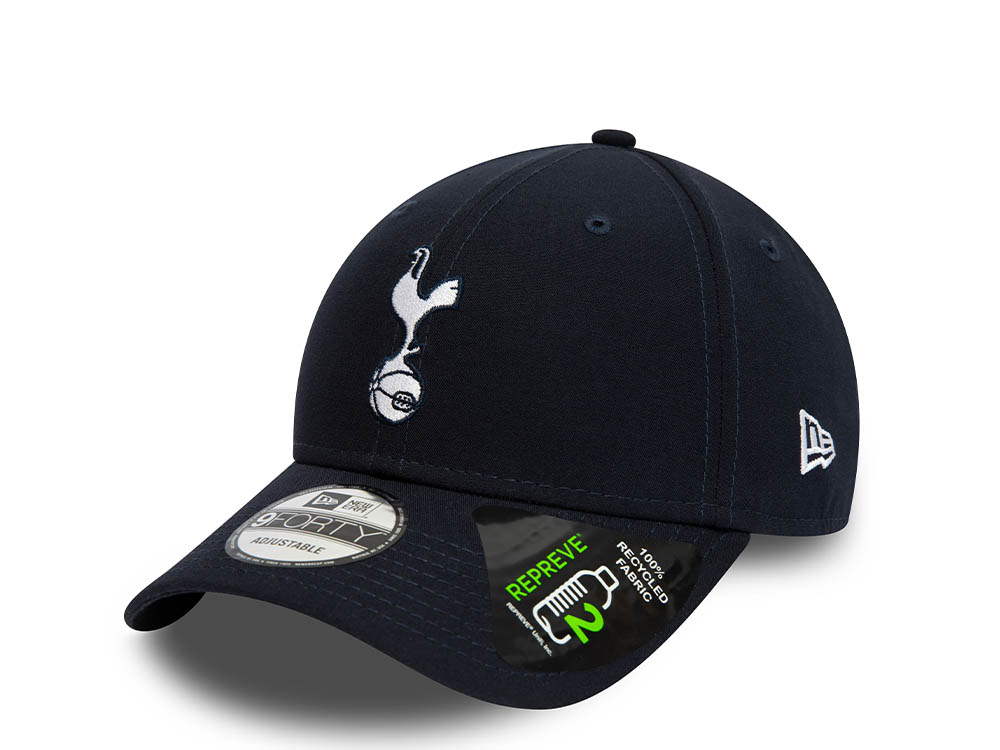 New Era Tottenham Hotspur Navy Repreve 9Forty Strapback Cap