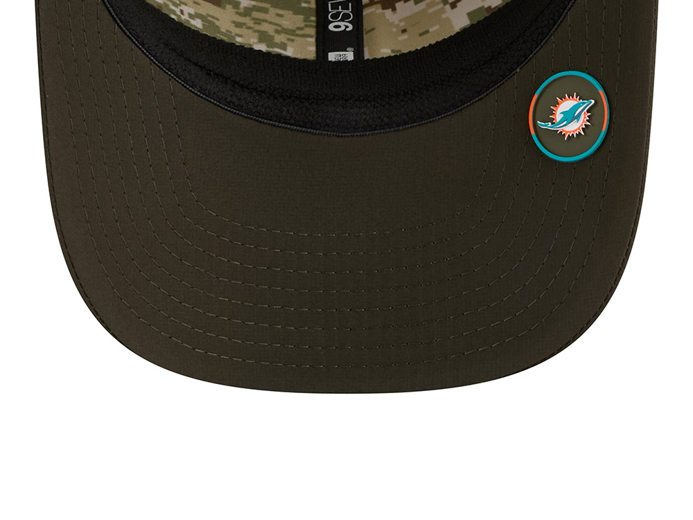 New Era Miami Dolphins Salute To Service 2025 9Seventy Snapback Cap