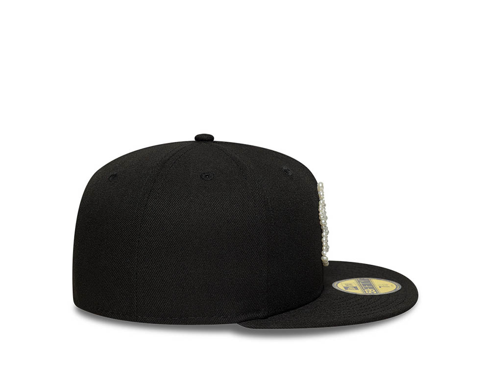 New Era New York Yankees Faux Pearl Black Prime Edition 59Fifty Fitted Cap