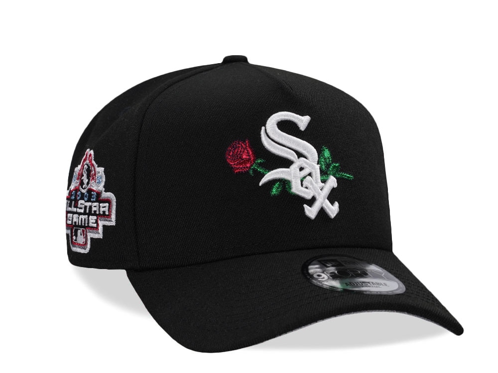 New Era Chicago White Sox World Series 2003 Rose Black Prime Edition 9Forty A Frame Snapback Cap
