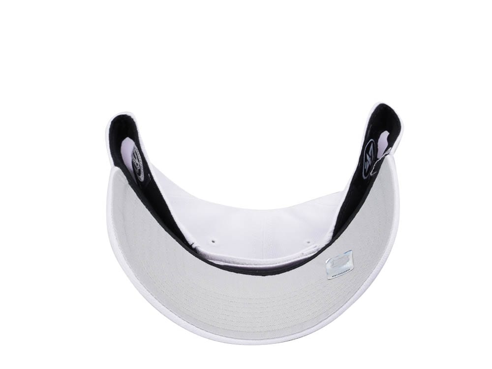 47Brand Boston Bruins White MVP Snapback Cap
