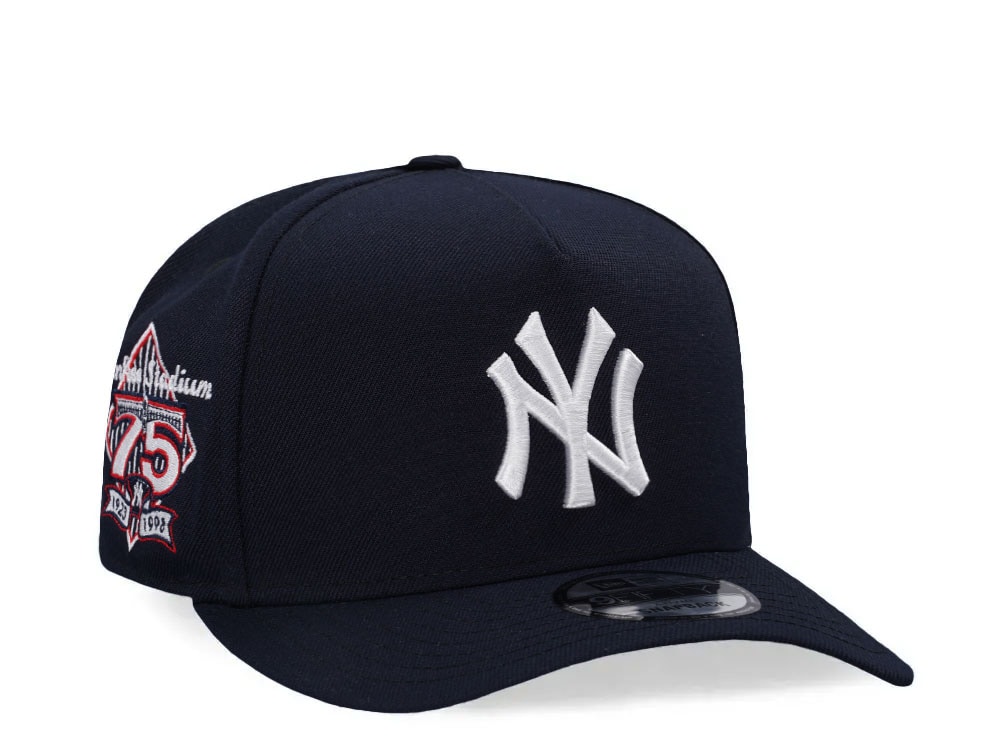 ニューエラ ニューヨークヤンキース 75th Anniversary キャップ New Era New York Yankees 75th Anniversary Navy 9Fifty A Frame