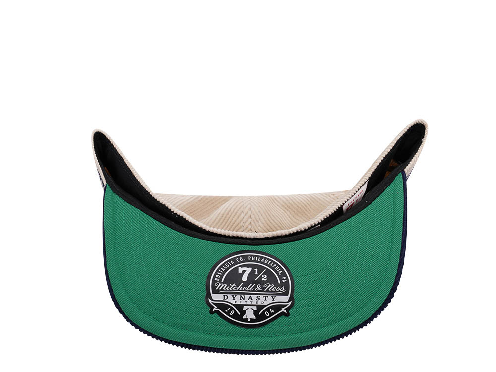 Mitchell & Ness Dallas Mavericks All Star 2010 Two Tone Hardwood Classic Cord Edition Dynasty Fitted Cap