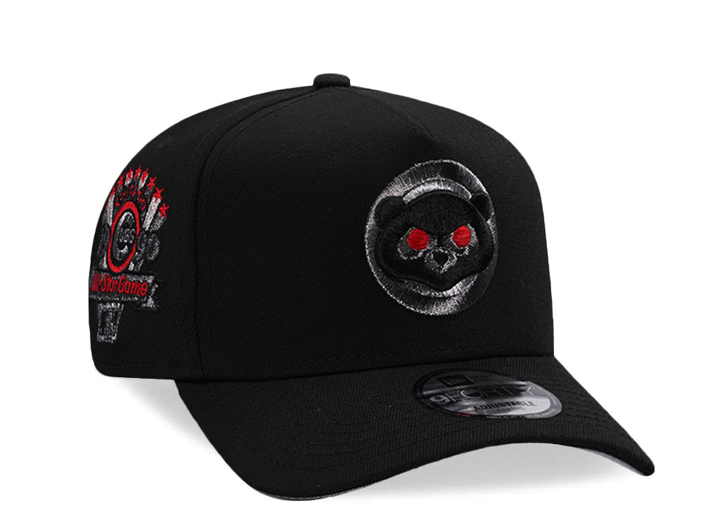 New Era Chicago Cubs All Star Game 1990 Black Prime Edition 9Forty A Frame Snapback Cap