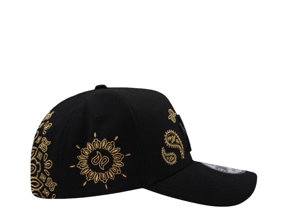 New Era New York Yankees Rear Arch Black Edition 9Forty A Frame Snapback Cap