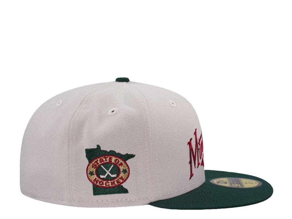 New Era Minnesota Wild State Of Hockey Stone Edition 59Fifty Fitted Cap