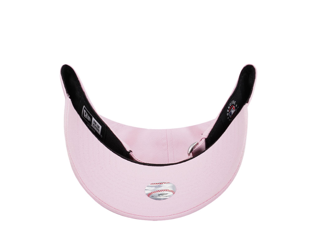 New Era New York Yankees Pink Black Womens 9Twenty Strapback Cap