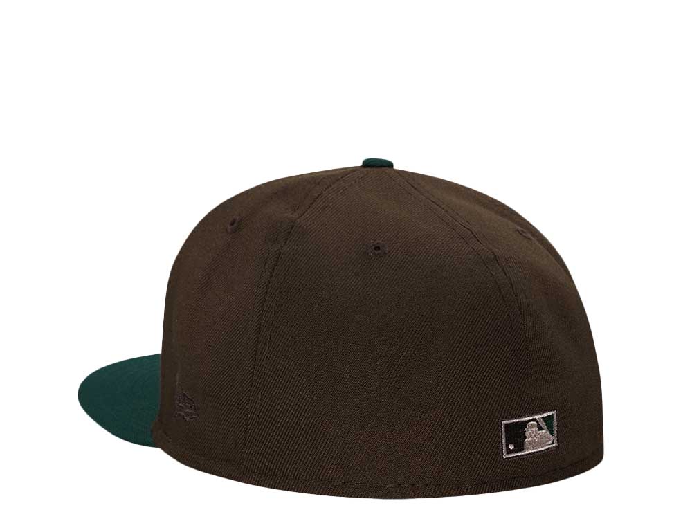 New Era Atlanta Braves Inaugural Season 2017 Forest Pink Two Tone Edition 59Fifty Fitted Cap