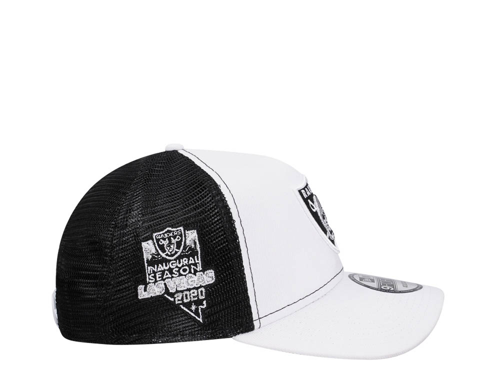 New Era Las Vegas Raiders Inaugural Season 2020 9Forty A Frame Trucker Snapback Cap
