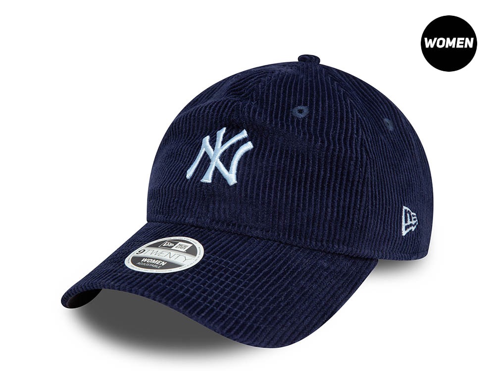 New Era New York Yankees Corduroy Navy Womens 9Twenty Snapback Cap