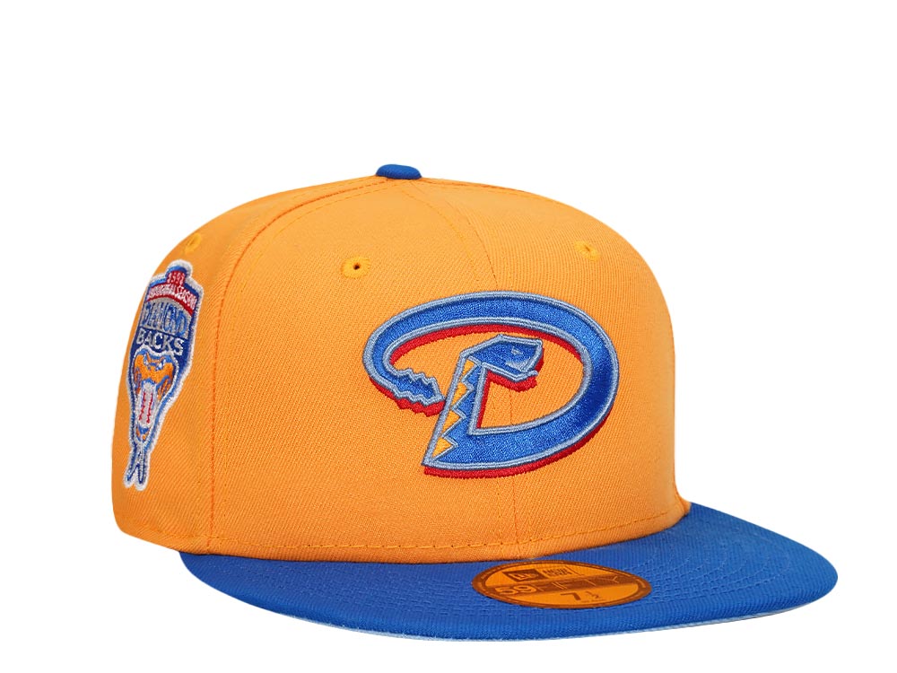 New Era Arizona Diamondbacks Inaugural Season 1998 Fresh Orange Two Tone Prime Edition 59Fifty Fitted Cap