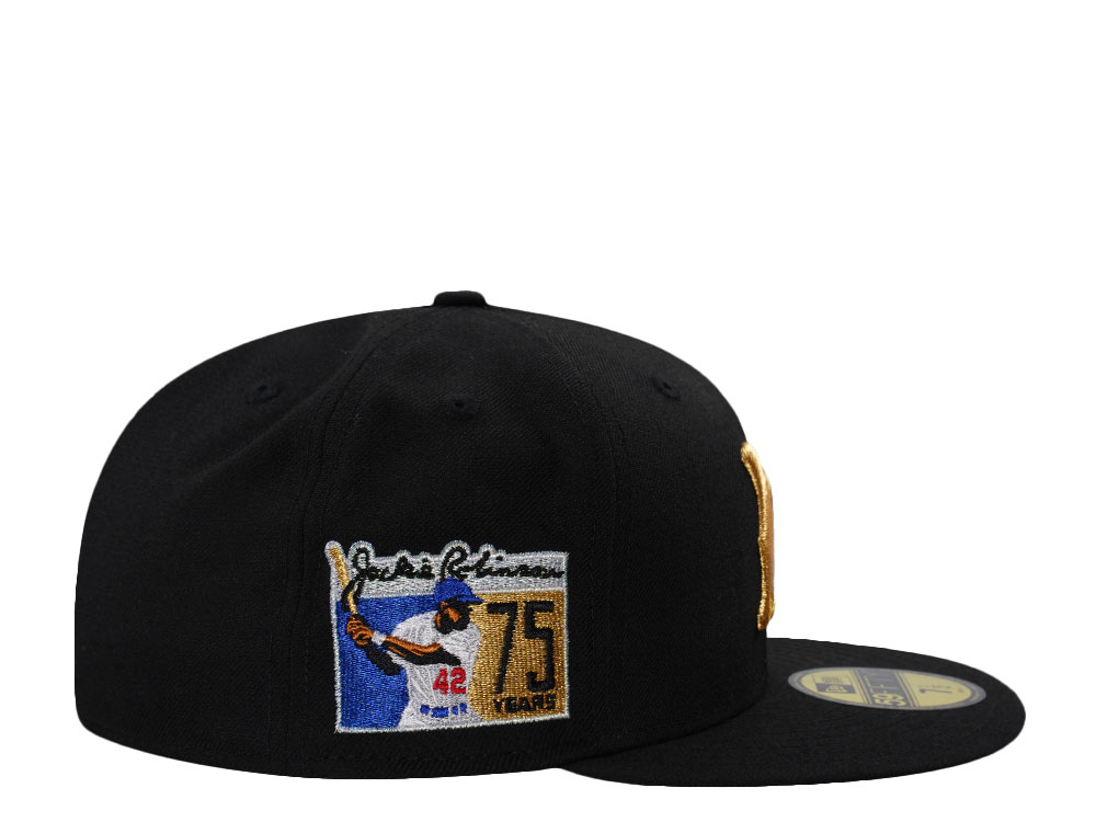 New Era Montreal Royals Jackie Robinson 75 Years Black Wool Edition 59Fifty Fitted Cap