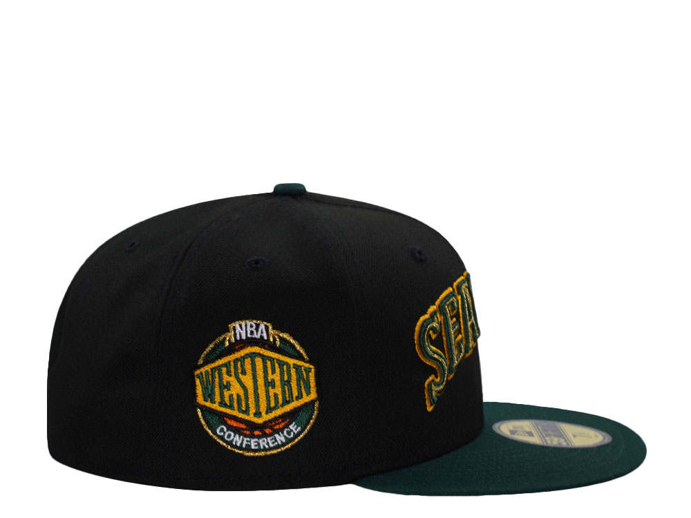 New Era Seattle Supersonics Western Conference Two Tone Edition 59Fifty Fitted Cap