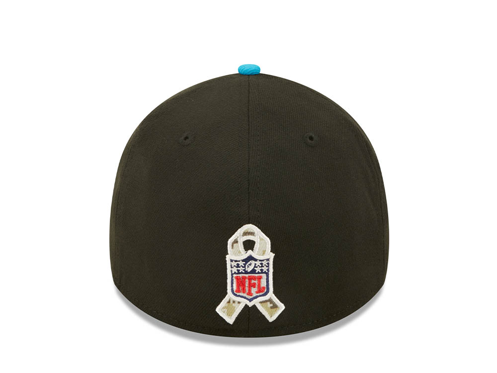 New Era Carolina Panthers Salute to Service 2022 39Thirty Stretch Cap