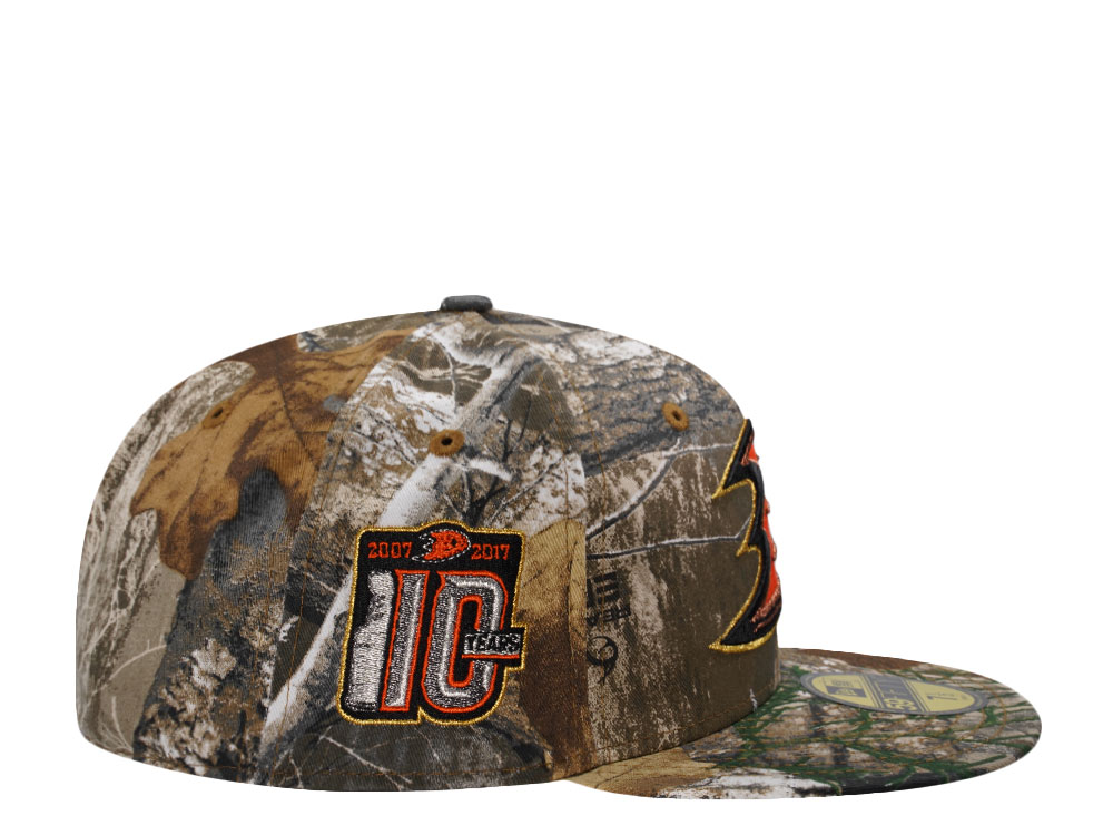 New Era Anaheim Ducks 10th Anniversary Realtree Edition 59Fifty Fitted Cap