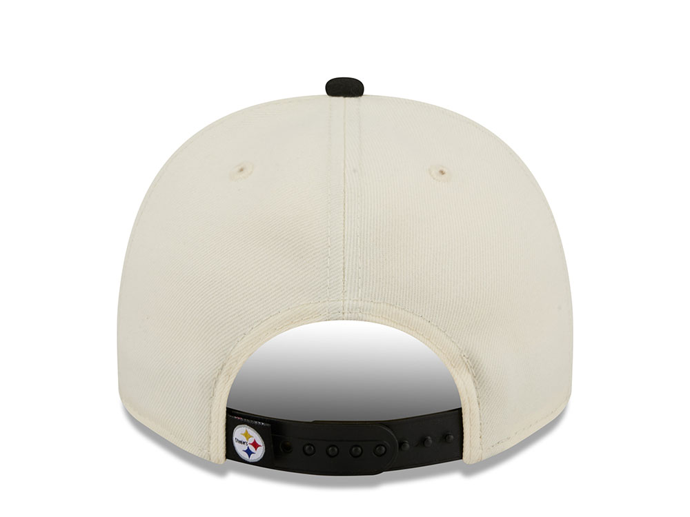 New Era Pittsburgh Steelers Classic Logo Two Tone Edition 9Fifty A Frame Snapback Cap