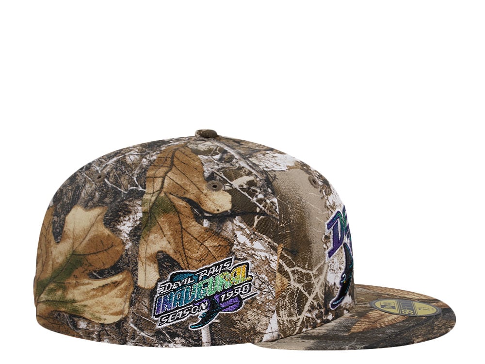 New Era Tampa Bay Devil Rays Inaugural Season 1998 Real Tree Edition 59Fifty Fitted Cap