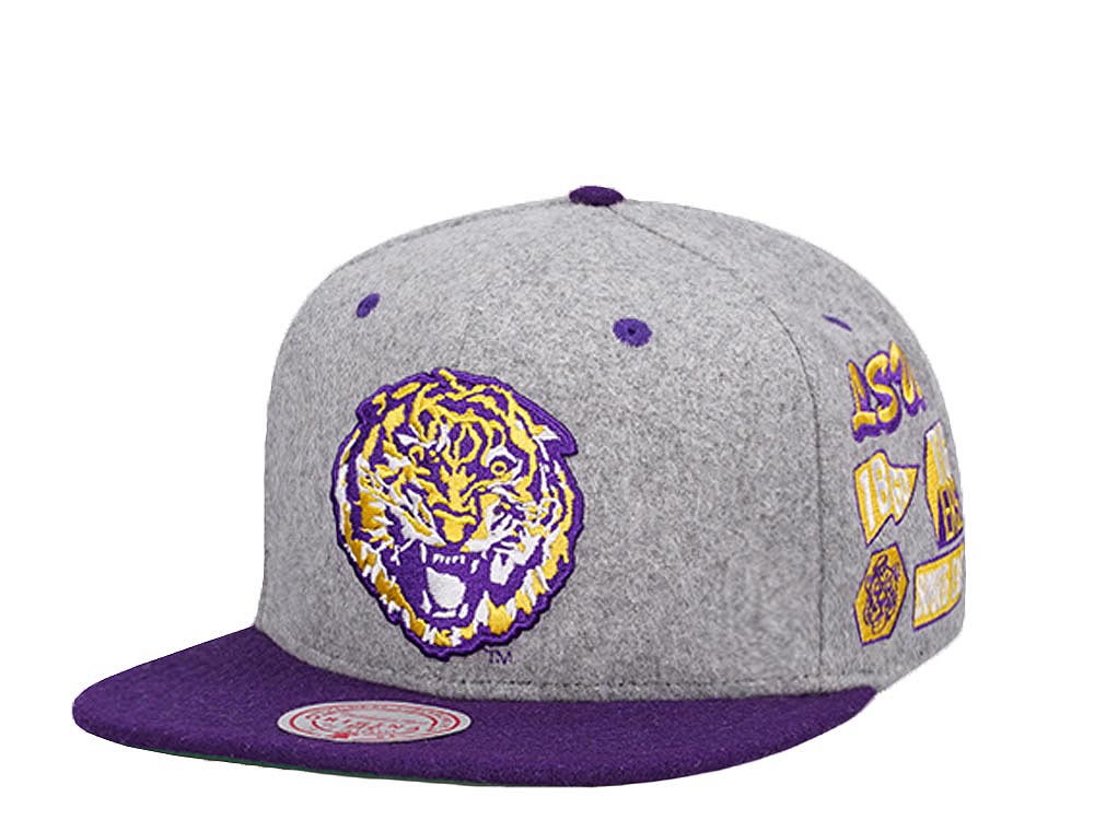 Mitchell & Ness Louisiana State University NCAA Melton Patch Snapback Cap