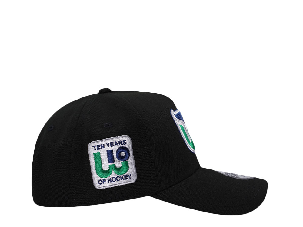 New Era New Era Hartford Whalers 10th Anniversary Black Prime Edition 9Forty A Frame Snapback Cap
