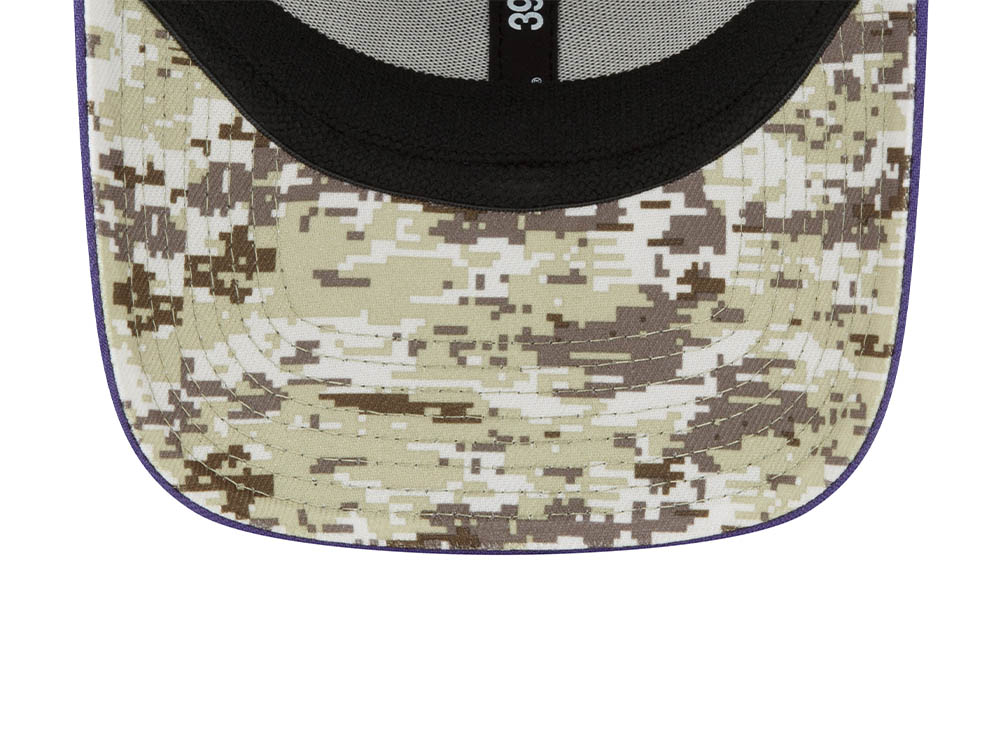 New Era Baltimore Ravens Salute to Service 2022 39Thirty Stretch Cap