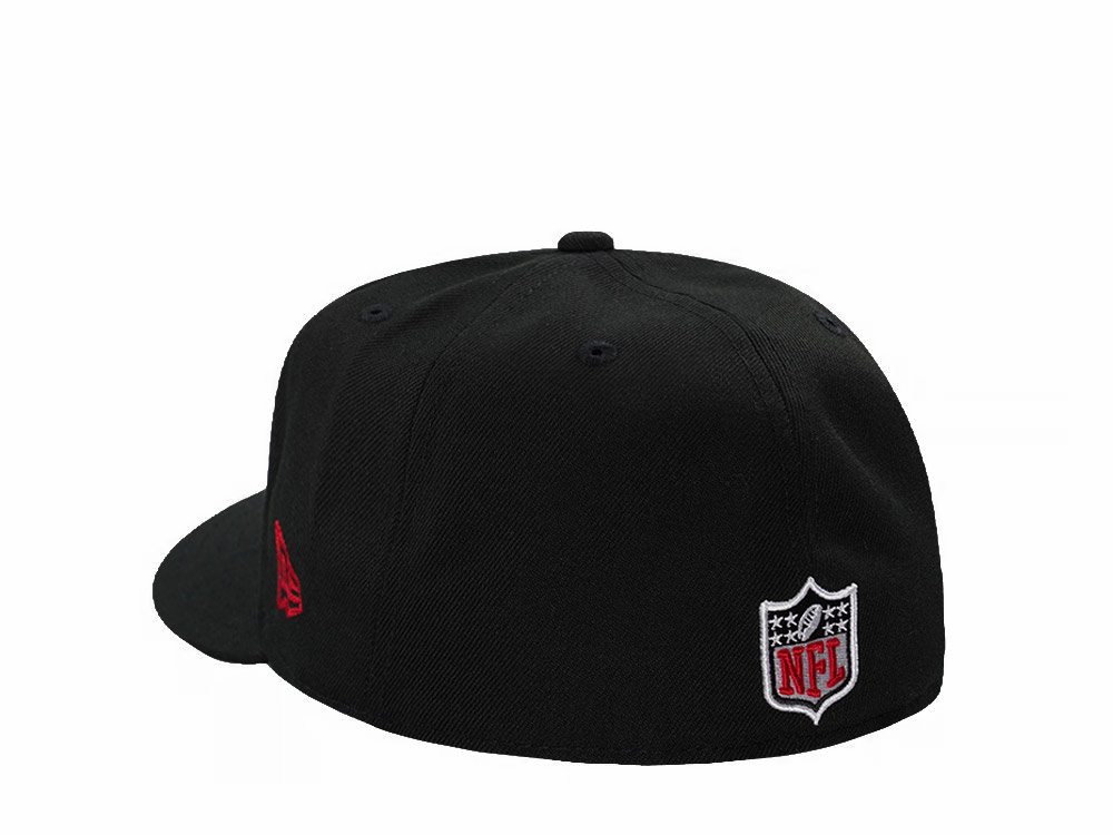 New Era Atlanta Falcons Black Classic Edition 59Fifty Fitted Cap