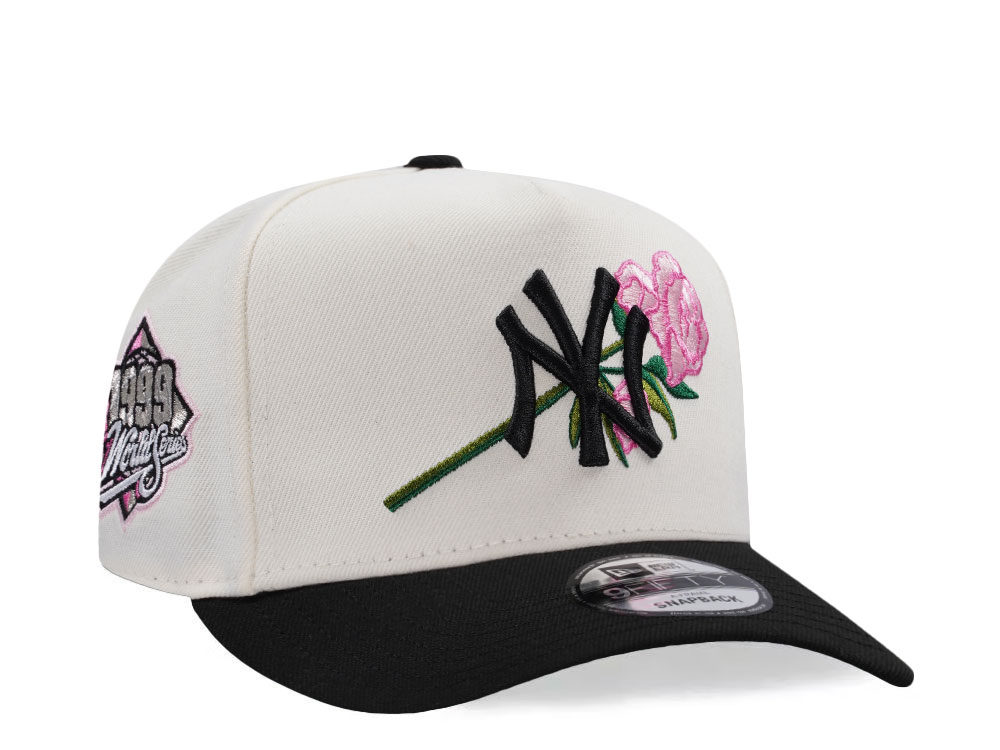 New Era New York Yankees World Series 1999 Chrome Two Tone Edition 9Fifty A Frame Snapback Cap