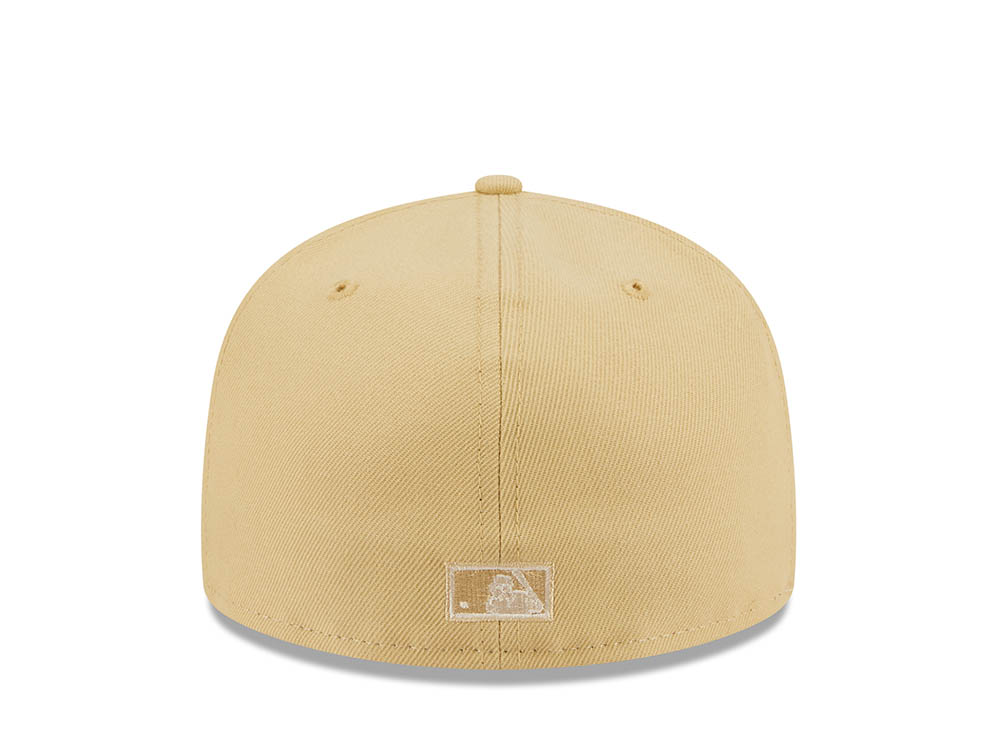 New Era Seattle Mariners 40th Anniversary Raffia Front Vegas Gold Edition 59Fifty Fitted Cap