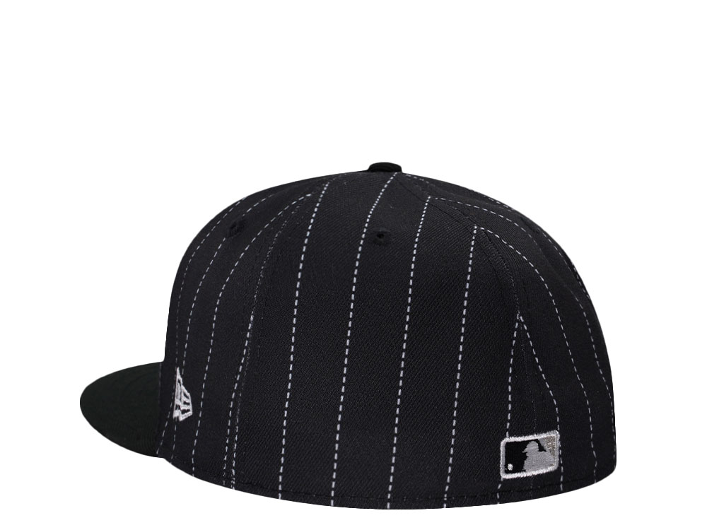 New Era Chicago White Sox 125th Anniversary Script Pinstripe Edition 59Fifty Fitted Cap