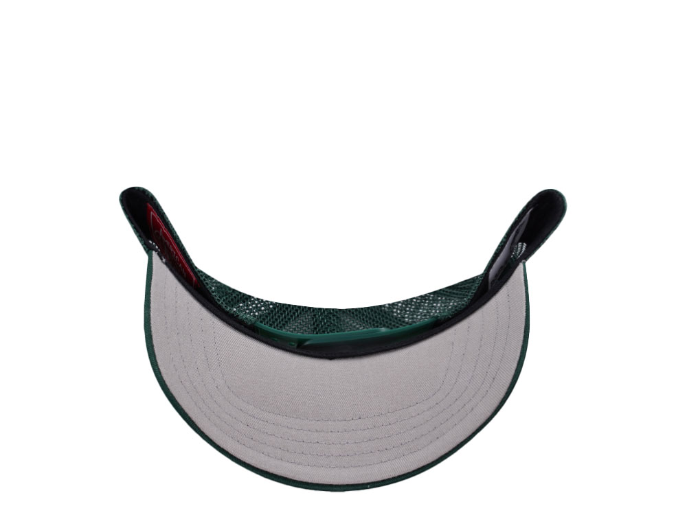 American Needle Mack Trucks Dark Green Valin Trucker Snapback Cap