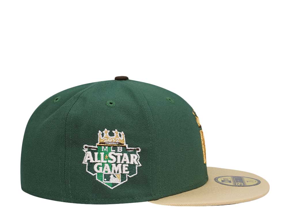 New Era Kansas City Royals All Star Game 2012 Mud Green Two Tone Edition 59Fifty Fitted Cap
