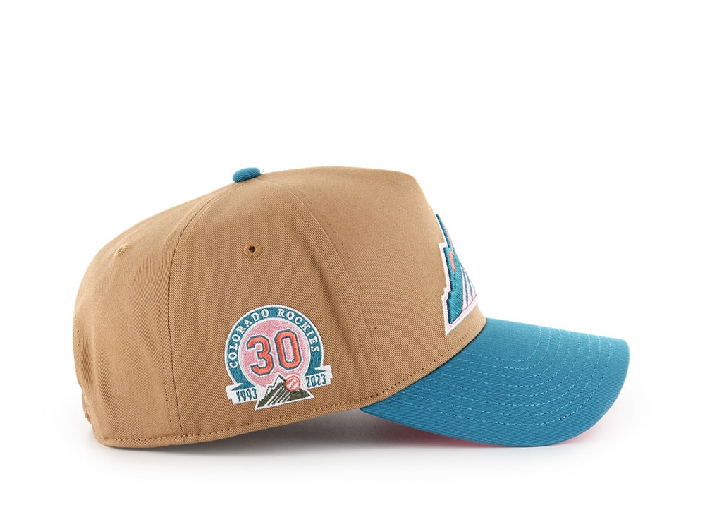 47Brand Colorado Rockies Camel Sure Shot Edition MVP Snapback Cap