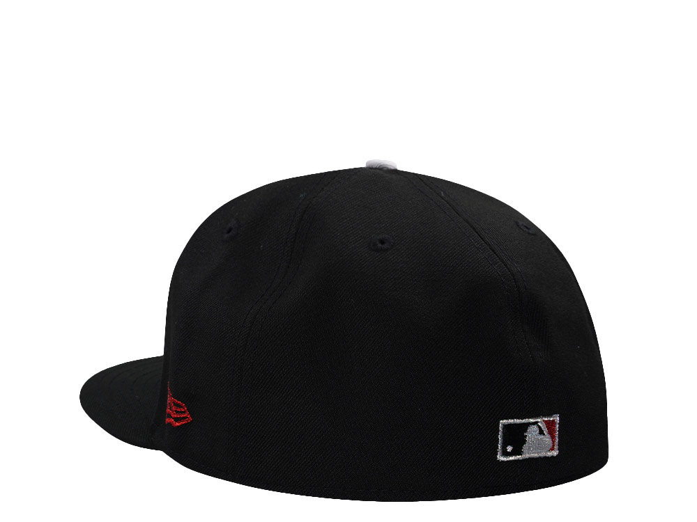 New Era Texas Rangers Arlington Stadium Metallic Black Prime Edition 59Fifty Fitted Cap