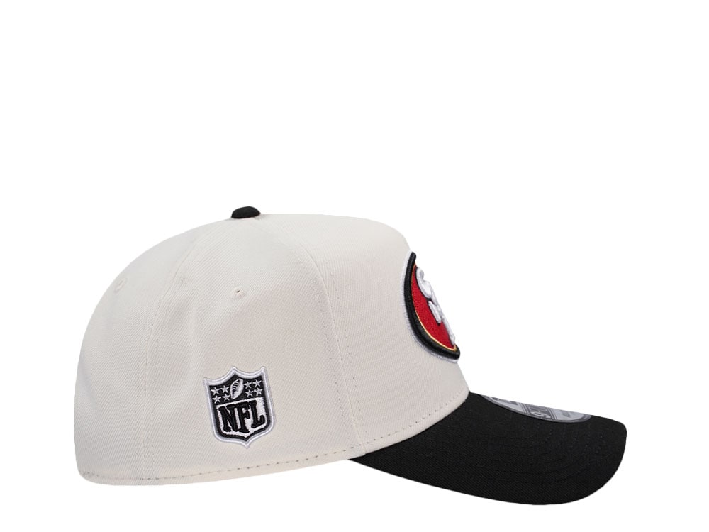 New Era San Francisco 49ers Classic Chrome Two Tone Edition 9Forty A Frame Snapback Cap