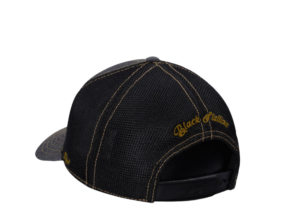 Hatfield Stallion Black Trucker Snapback Cap